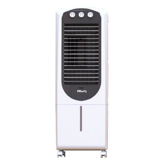 Burly 25 Liter Tower Air Cooler model Amaze 25 front view - GharOne Nepal